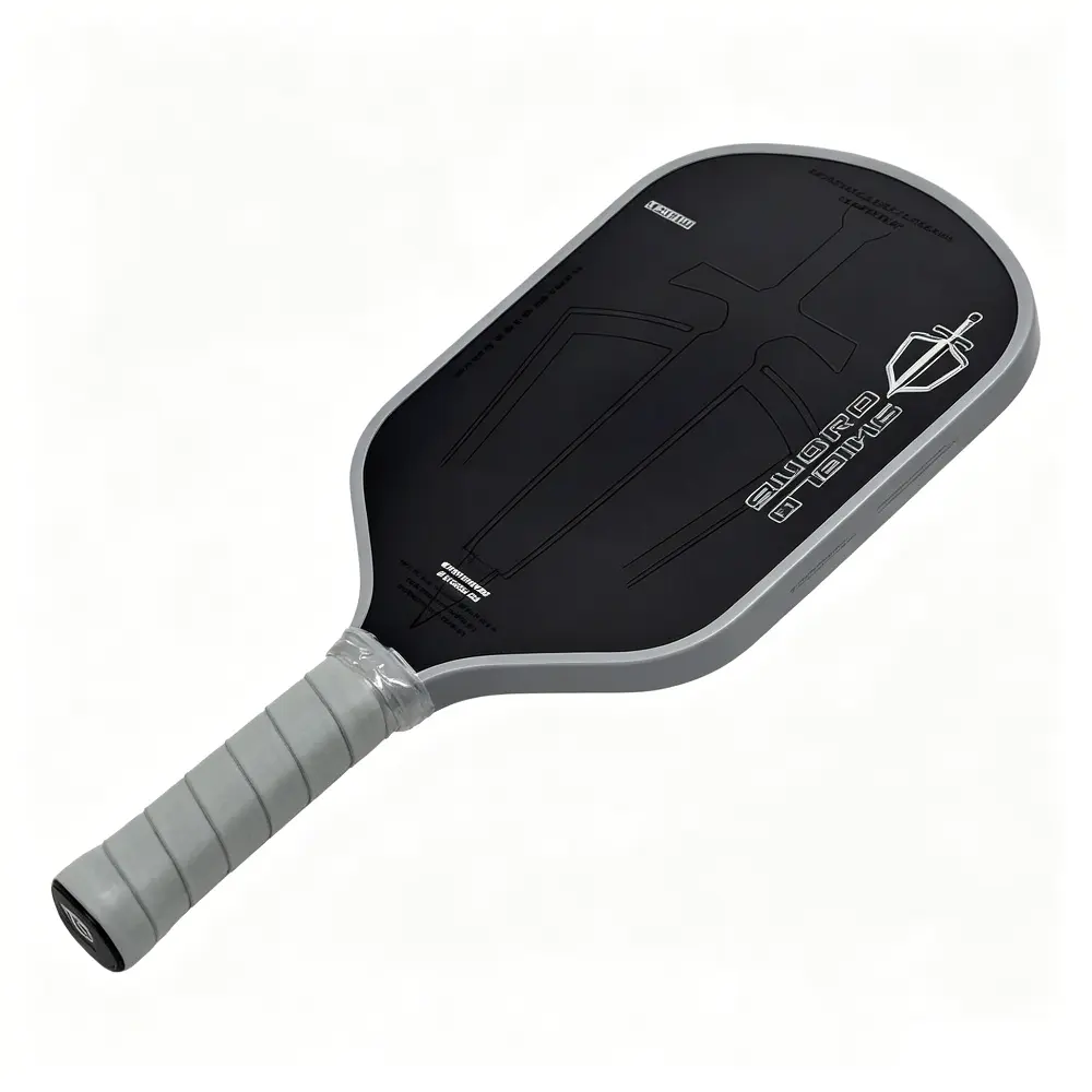 Schwarzes Schwert und Schild Pickleball Paddle Preview Image 2