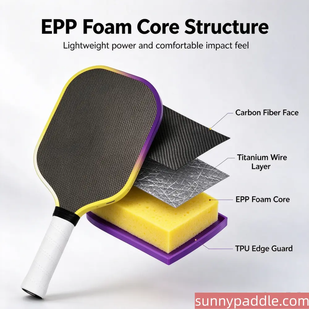 Titanium Wire Pickleball Paddle factory 2