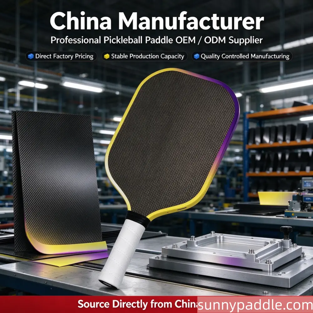 Titanium Wire Pickleball Paddle factory 6