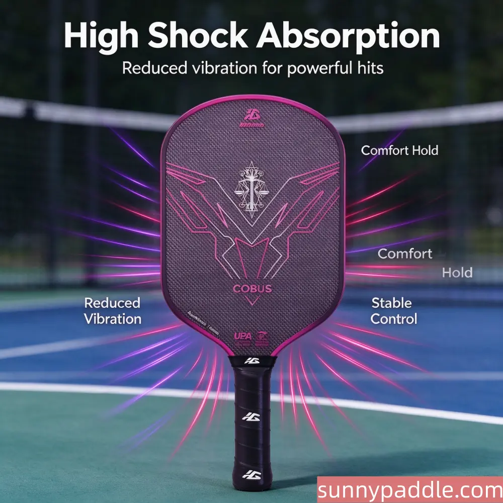 Titanium Wire T700 Carbon Fiber Pickleball Paddle factory 3