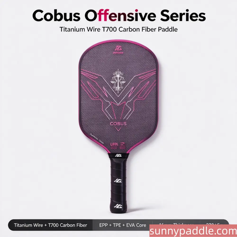 Titanium Wire T700 Carbon Fiber Pickleball Paddle Product Image 5
